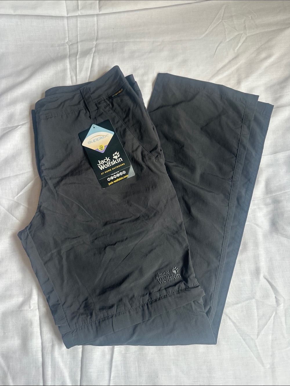 NWT Womens Jack Wolfskin Marrakech Zip-Off Hiking Pant Small